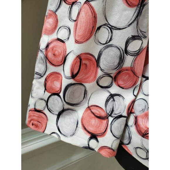 Andre Oliver Women's Multicolor Cotton Long Sleeve Three Buttons Jacket Size 12 - Picture 5 of 12